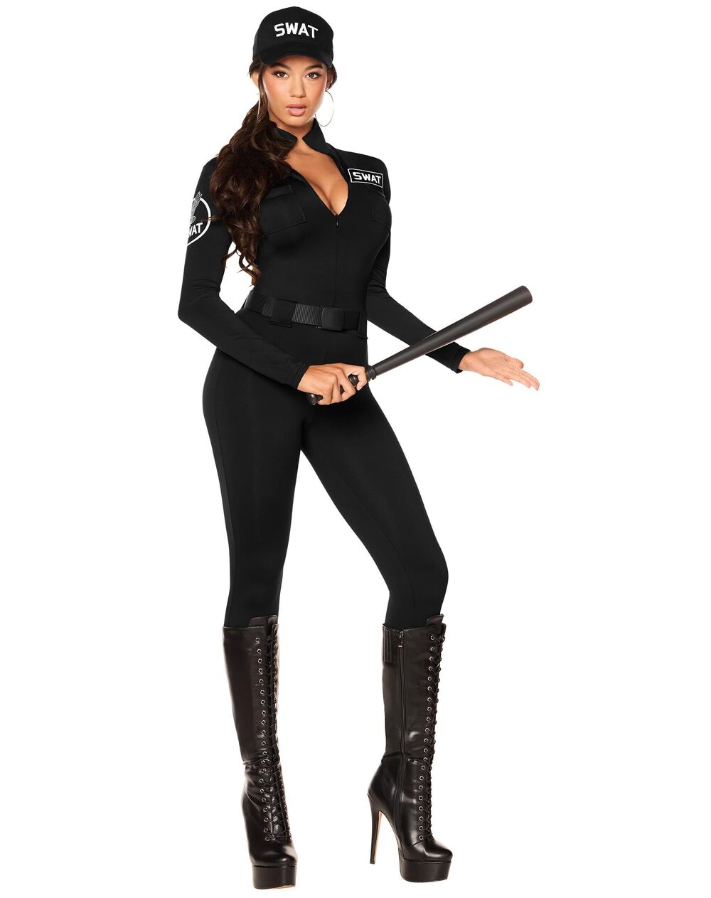 5996 Adult SWAT Catsuit Costume - M Multicolored